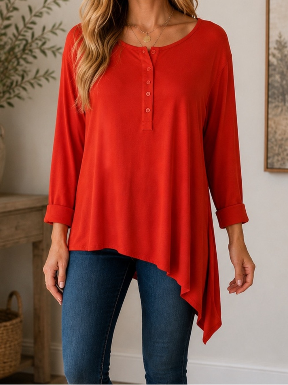 Chico's Assymetrical Top